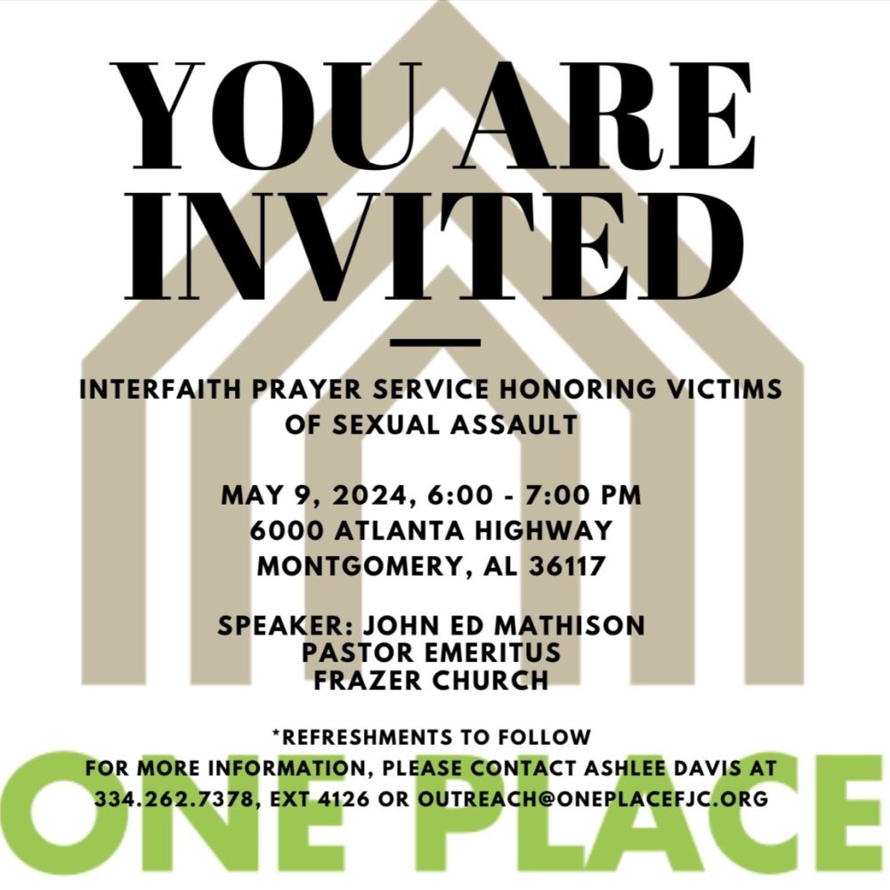 You Are Invited Interfaith Prayer Service Newest
