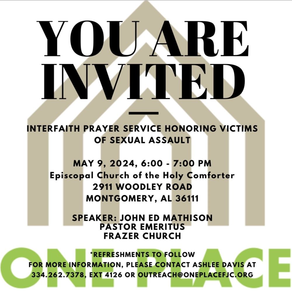 Newest You Are Invited Opfjc Interfaith Prayer Service